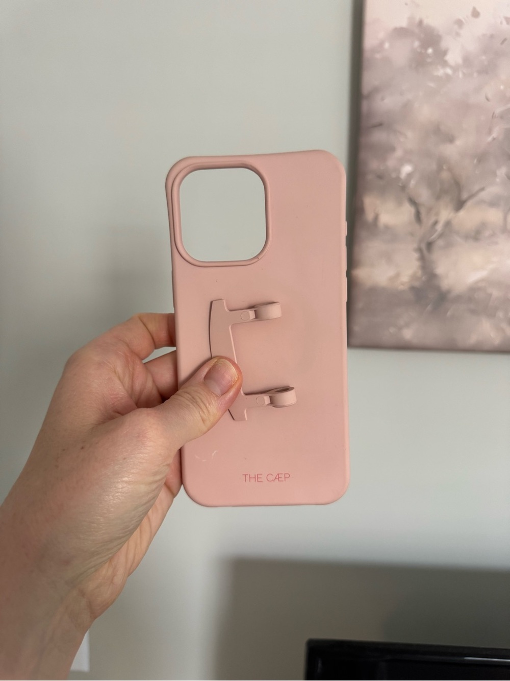 Caep Pink Phone Case with Detachment System